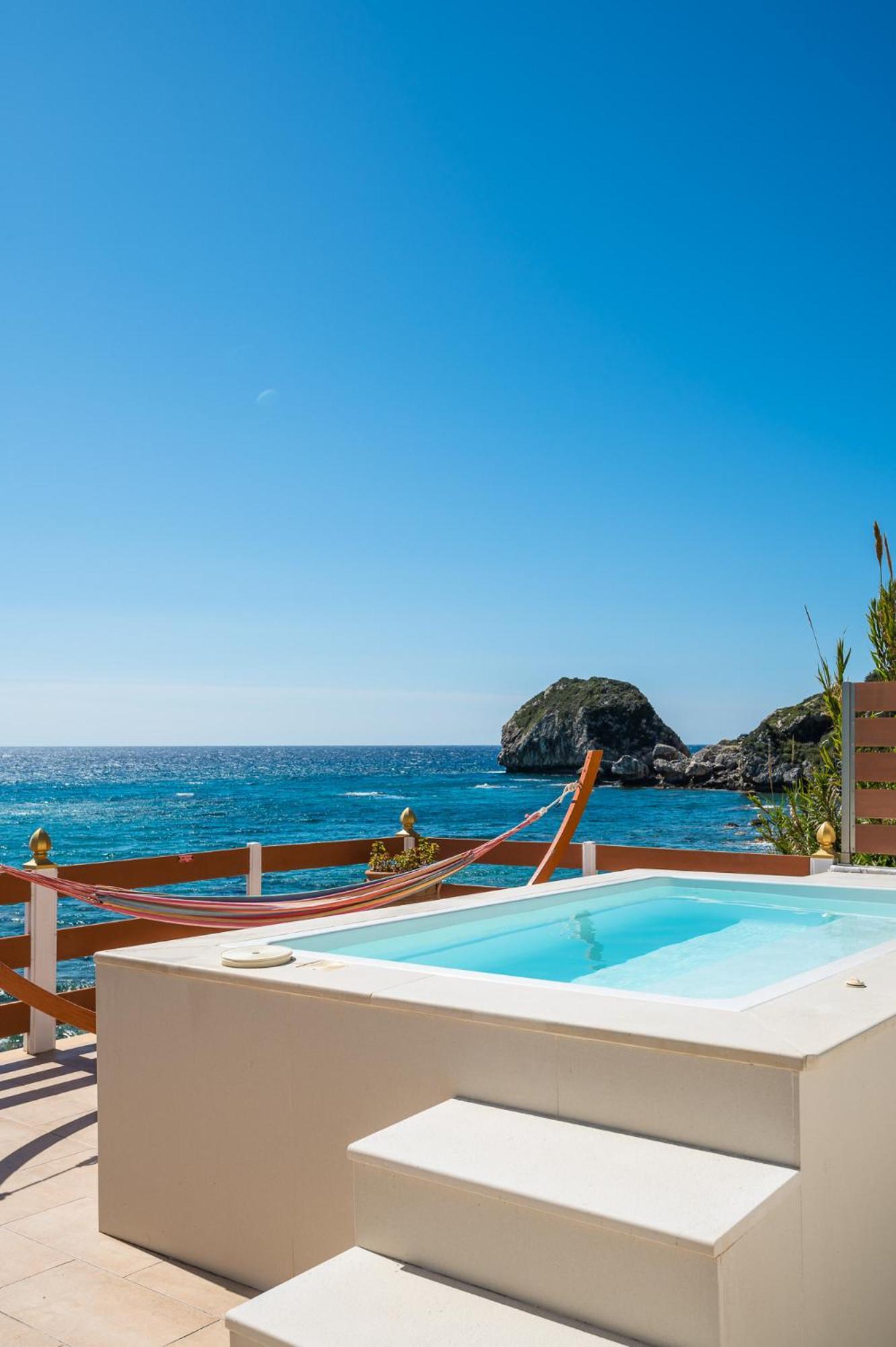 Villa Renata & Villa Filippos With Private Plunge Pool By Konnect อากิออส กอร์ดิออส ภายนอก รูปภาพ